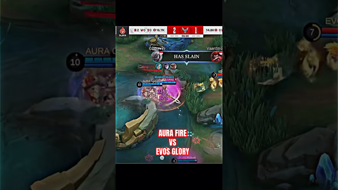 GAME 1 AURA FIRE VS EVOS GLORY !! WHO IS WIN ADIK ADIK? AKAKAN LOLOS EVOS GLORY ? 🔥😱 