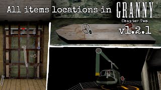 All Items Locations in Granny: Chapter Two v1.1.5 - 1.2.1