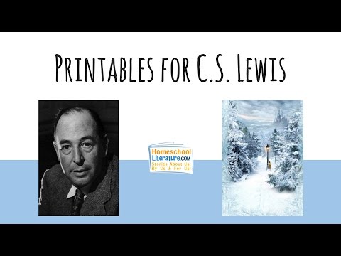 Printables for C.S. Lewis - YouTube