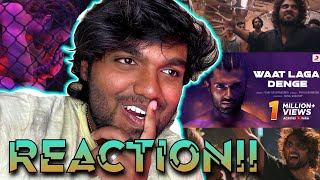 Waat Laga Denge | REACTION!! | Liger (Telugu) | Official Music Video | Vijay Deverakonda, Ananya