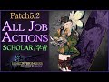 【FF14】学者のアクション紹介!【パッチ5.2】FFXIV/SCH