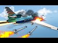 CAN OUR PLANE ESCAPE MISSILES? - Stormworks Multiplayer Gameplay