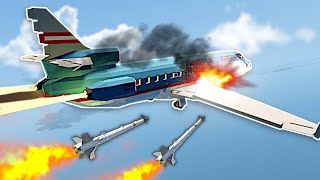 CAN OUR PLANE ESCAPE MISSILES? - Stormworks Multiplayer Gameplay screenshot 4