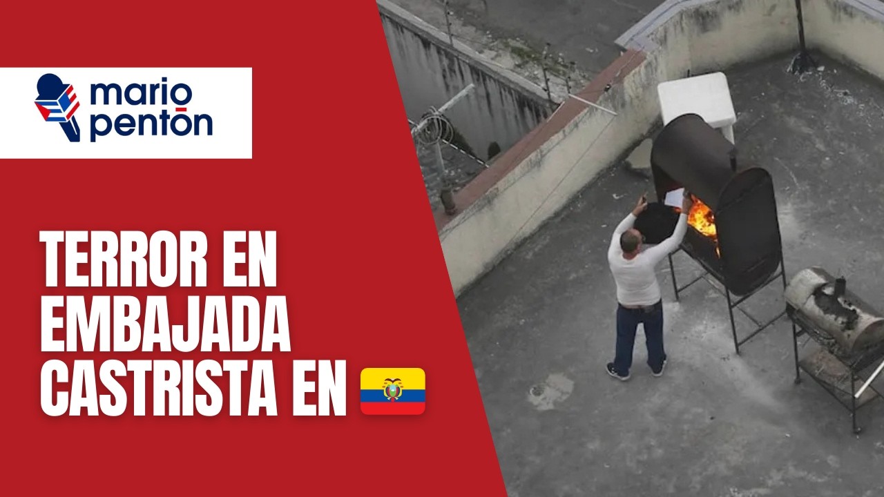 ¿Qué quemaba Cuba en su embajada de Quito tras la expulsión del embajador?