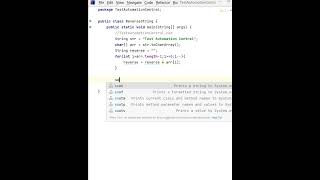 How to Reverse a String in Java without using In-Build Functions? Java Programs Interview Question screenshot 1