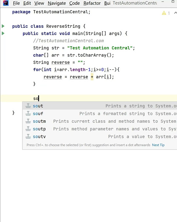 How to Reverse a String in Java without using In-Build Functions? Java ...