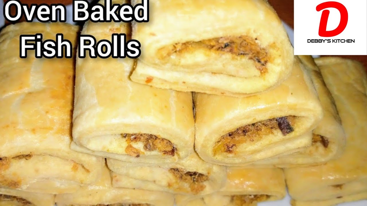 Oven Baked Fish Roll Recipe Nigerian fish rollNigerian snacks YouTube