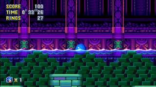 Sonic Mania (PC) - Hydrocity 1 Sonic: 1'08"70 (Speed Run)