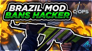 Famous Critical Ops Ranked - Brazilian Mod Bans Hacker During Ranked! Wealth
