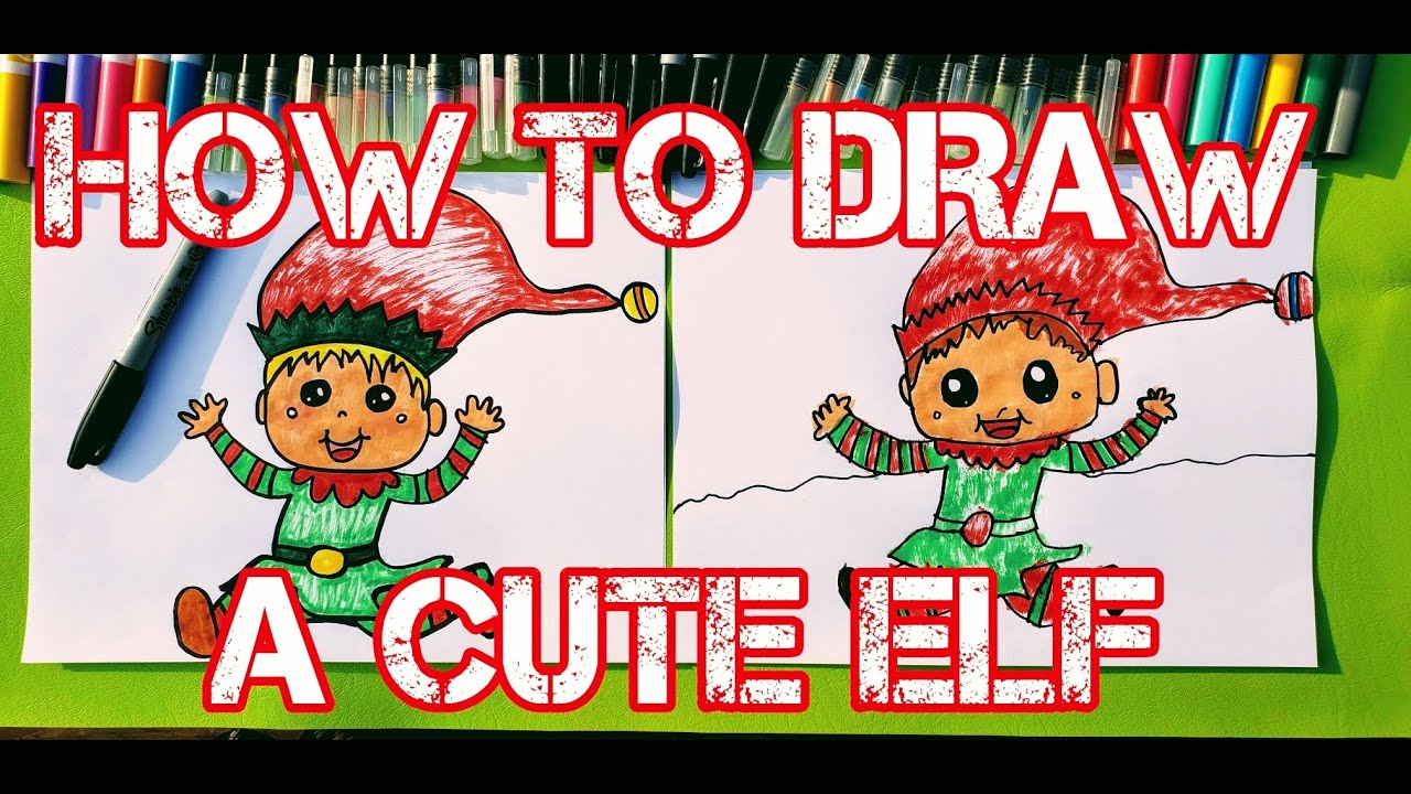 How To Draw A Cute Elf | Step by Step | Easy for Beginners | Simple