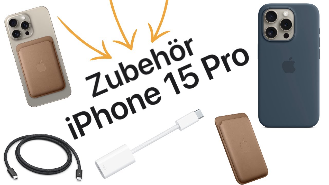 iPhone 15 Pro Max Cover mit Halterung und Linsenschutz