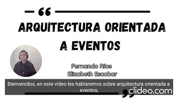 Arquitectura Orientada a Eventos (Event Driven Architecture)