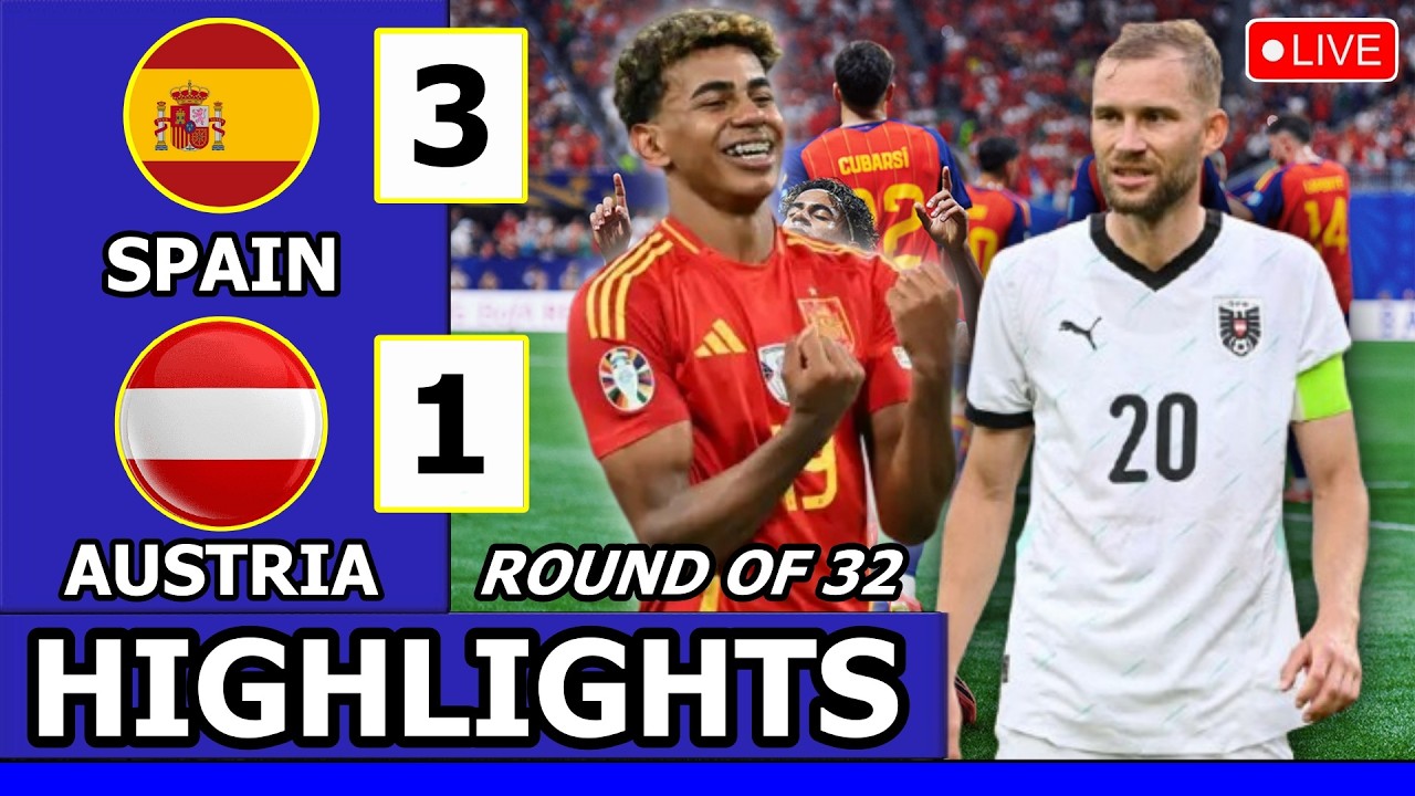 🔴LIVE Spain VS Austria 🔵 Extended Highlights • LamineYamal Goals • Hasil Piala Dunia 2026 Hari Ini |