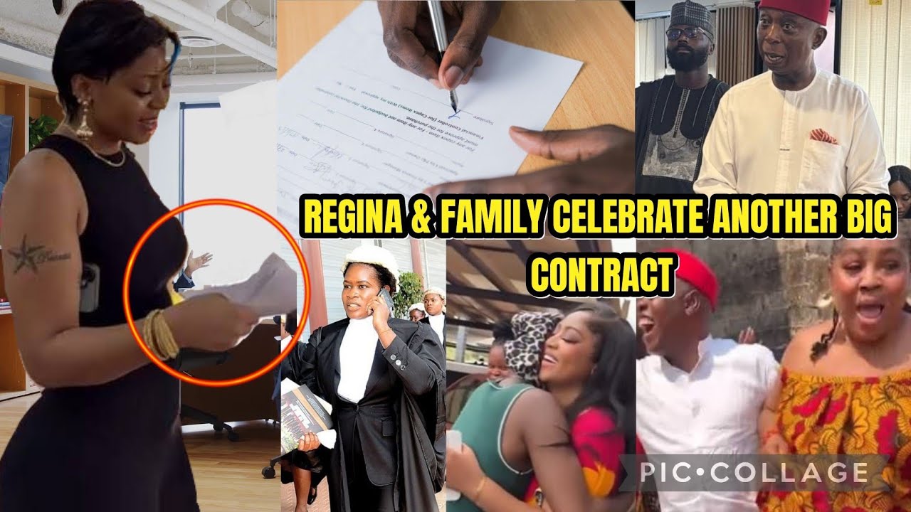 JUST ANNOUNCE NED NWOKO NEVER SAW THIS COMING OMG ITS FINISH REGINA & FAMILY CELEBRATE BIG CONTRACT
