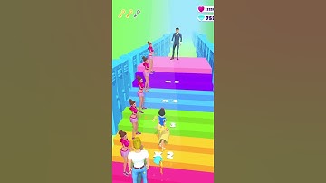 Makeover Run 💄👸❤️ All Levels Gameplay (Android,iOS) #Shorts