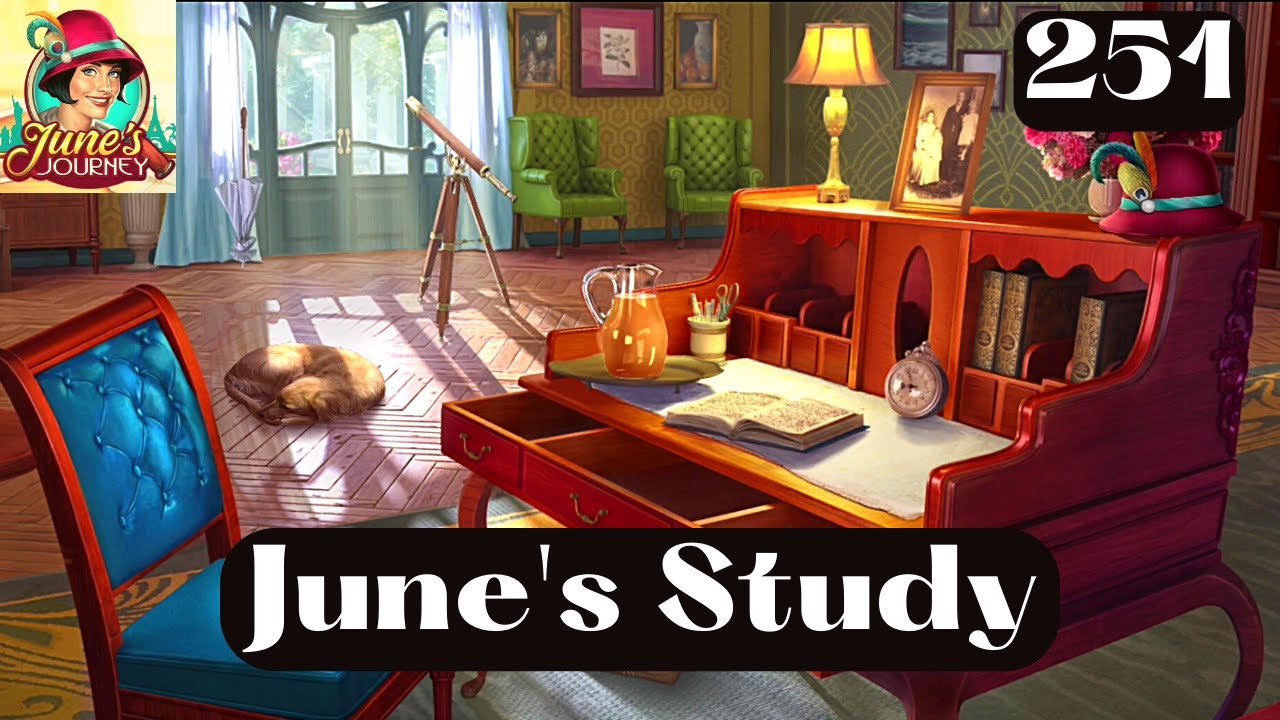 june's journey june's desk scene