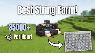Minecraft Best String Farm Tutorial Java 1.20.1