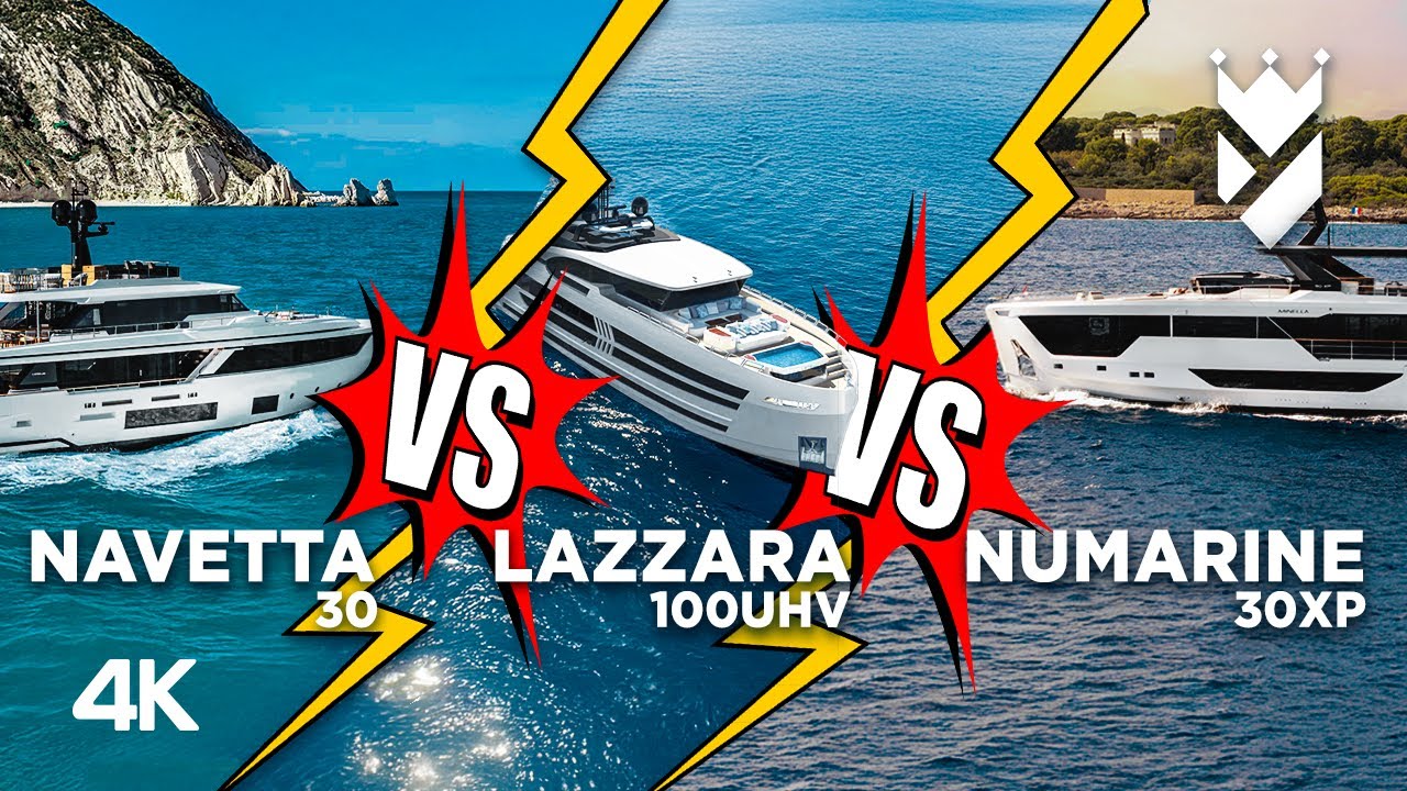 ⁣Navetta 30, Numarine 30, or Lazzara 100...which would YOU choose?