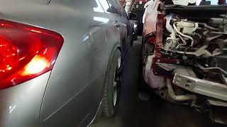 Infiniti g37s sedan cold start isr test pipes with stillen cat back muffler/exhaust system