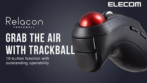 ELECOM Relacon Handheld Trackball Mouse
