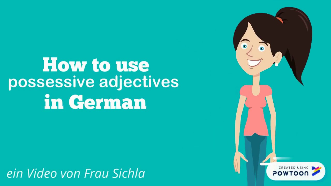 how-to-use-possessive-adjectives-in-german-youtube