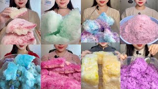 ONLY BITES🔷HER SOLO FLAVOURED MIXED SOFT SQUEAKY CRUNCHY FREEZER FROST EATING COMPILATION🧊 screenshot 5