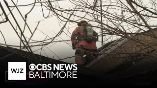 3 people rescued, 1 injured during house fire in Catonsville, Baltimore County Fire says