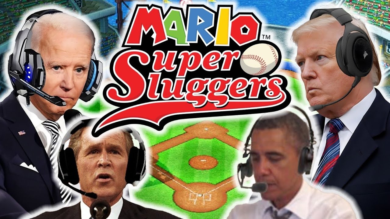Президенты США играют в Mario Super Sluggers