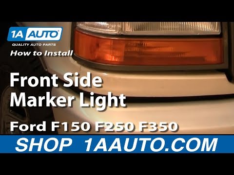 How To Replace Front Side Marker Light 92-96 Ford F150/250/350