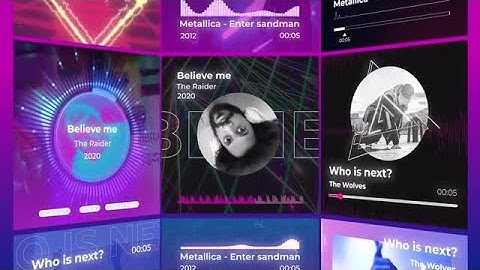 Music Visualizer Pack After Effects Templates