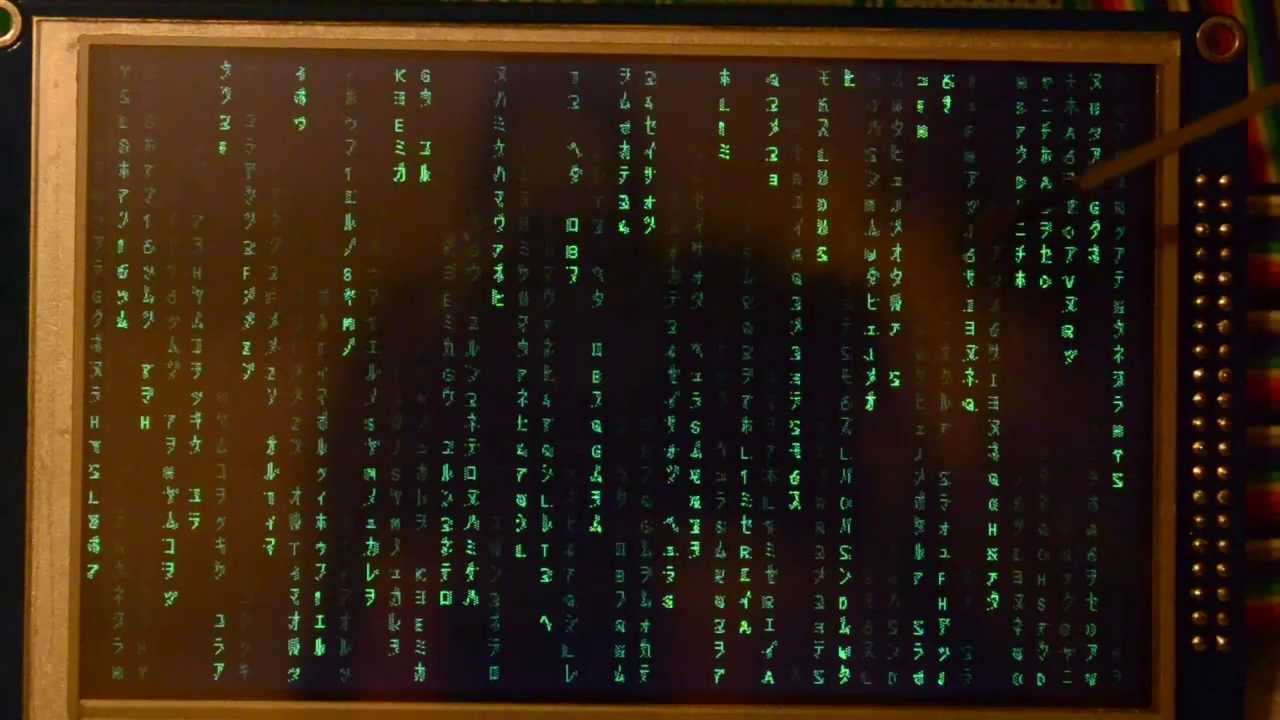 Random Number Generator, Varying Intensity on TFT +How the matrix ...