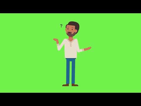 Thinking Man Green Screen [COPYRIGHT FREE]