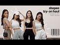 SHOPEE HAUL LOUNGEWEAR EDITION (sweatpants, coordinates, bralettes, tank tops) || Michelle G.