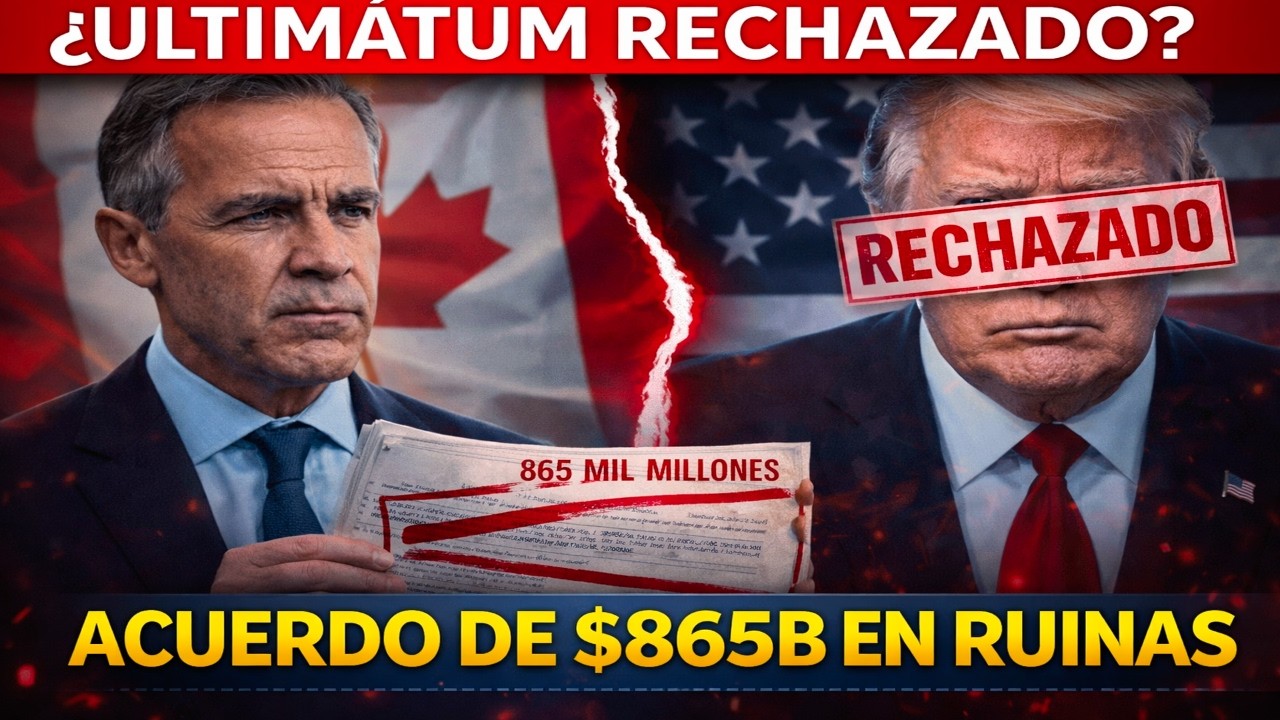 Trump Amenaza a Canadá y Carney lo DESTRUYE — $865 Mil Millones SE EVAPORAN