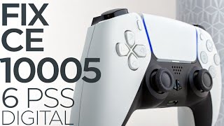 How to fix CE 10005 6 PS5 Digital