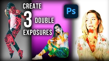 Create 3 Double Exposure Effects in Less Than 14 minutes! PHOTOSHOP TUTORIAL