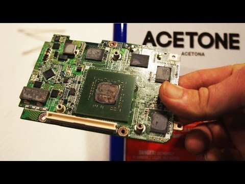 DIY Fix - Oven Baking A Video Card - Fixed My Toshiba Laptop