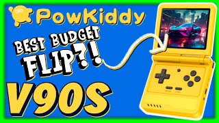 Powkiddy V90S - A Legendary Retro Flip Handheld is Re-Born!!