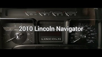 Lincoln - Navigator - 2010: Gauge Cluster Startup Sequence