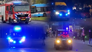Konings avond in Arnhem | brandweer, EMS & verschillende ambulances met spoed onderweg in Arnhem