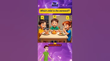 Wie is de weerwolf? #raadsels #raadsel #raadselvandedag #quiztijd #hersenkrakers