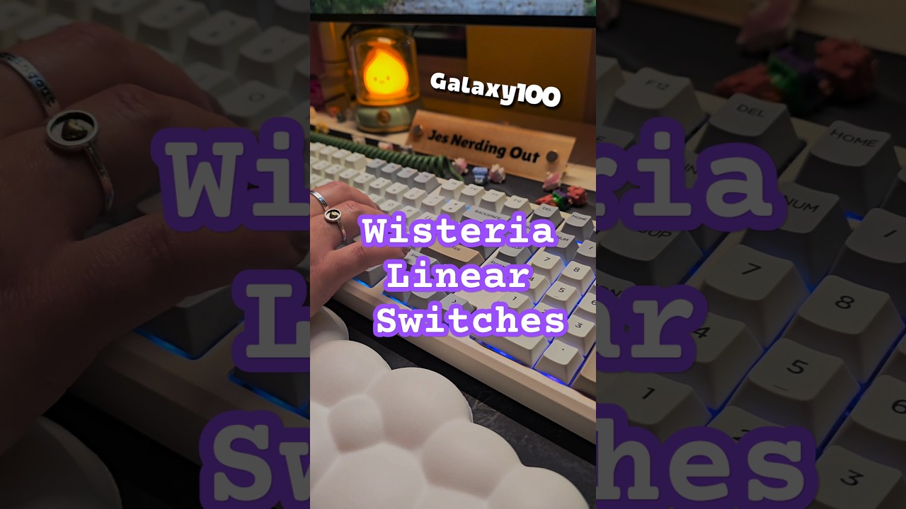 Epomaker Galaxy100 & Wisteria Linear Switches 