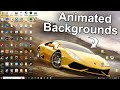How do you get live wallpapers on pc  animated background  100 free