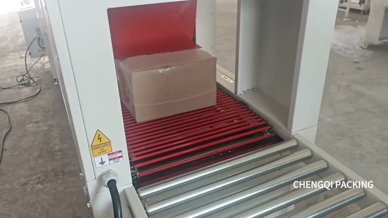 Beverage and food carton shrink wrapping machine