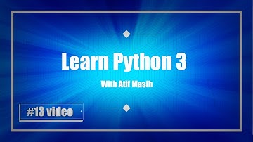 13th video Python Escape Character or Escape Sequence using Jupyter Notebook by Atif Masih
