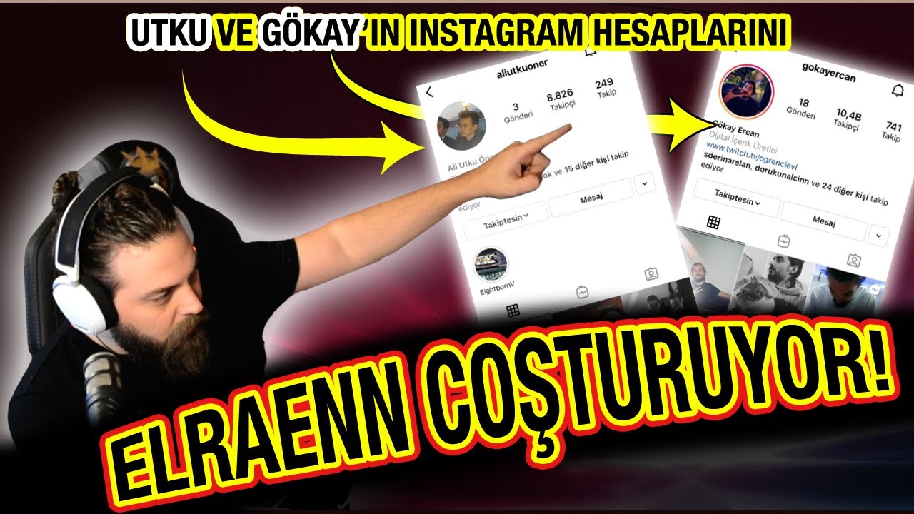 ELRAENN EIGHTBORN İÇİN ÇALIŞIRLARKEN UTKU VE GÖKAY'IN INSTAGRAM HESAPLARINI CHATE COŞTURUYOR !