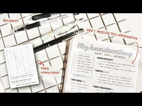 #1 Cách Viết Chữ Gọn – Đẹp mà Nhanh để Take Notes // My Aesthetic Handwriting Tutorials | Happy Hidari Mới Nhất