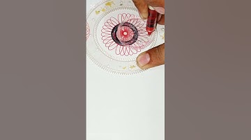 Spirograph design #viralvideo #spirograph #drawing #satisfying #spirographdrawing #artandcraft