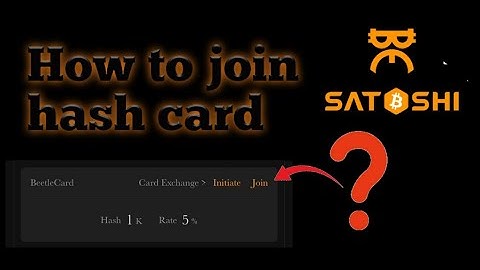 How to join hash card//Join hashcard 2022