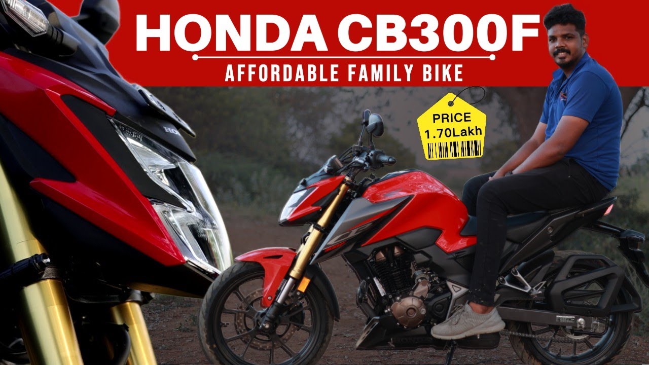 Motographic Most Affordable 300cc | 2024 CB300F Tamil review | Motographic - YouTube